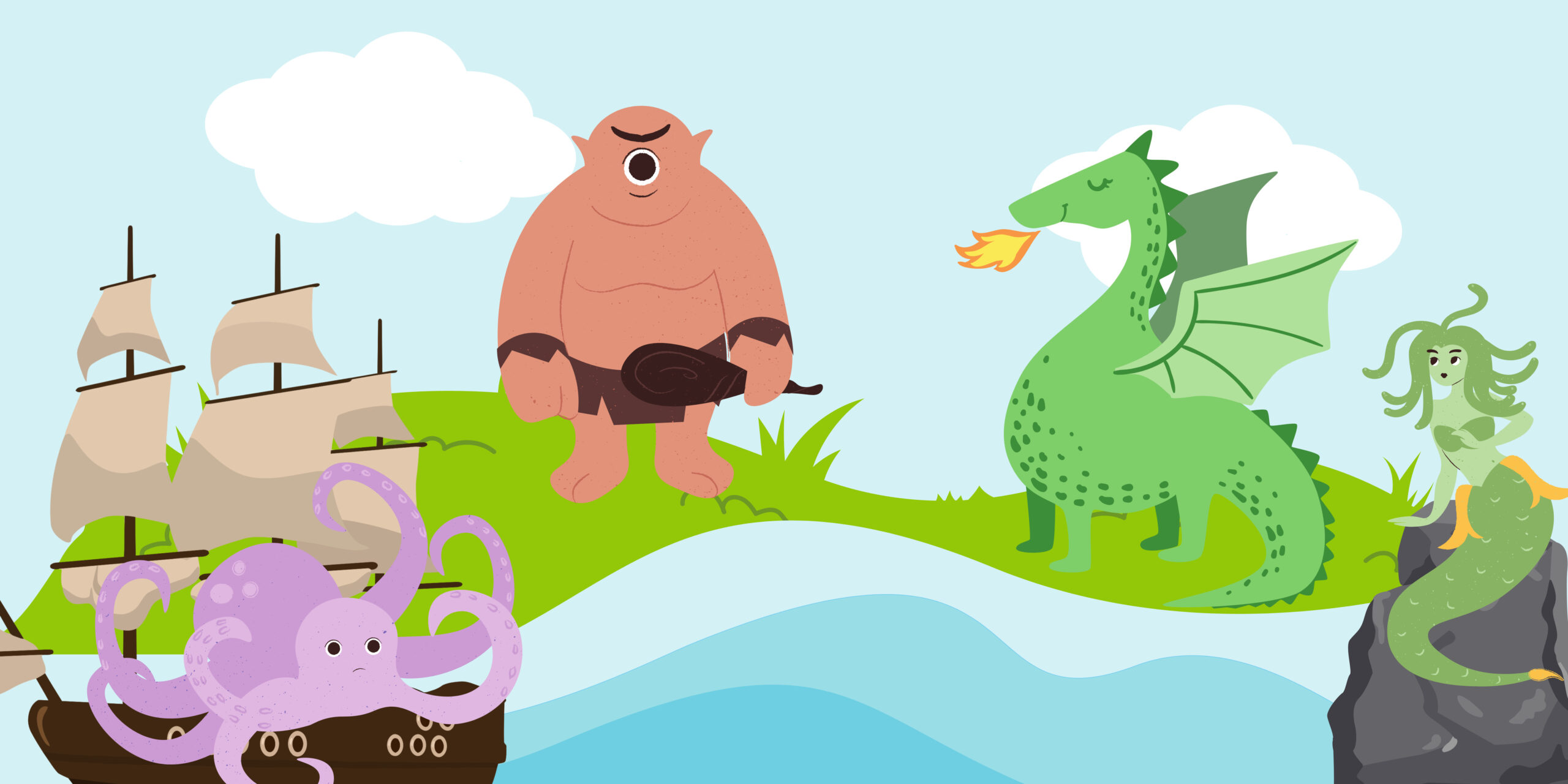 Storytelling Workshop – Monsters, Mermaids & Myths header image